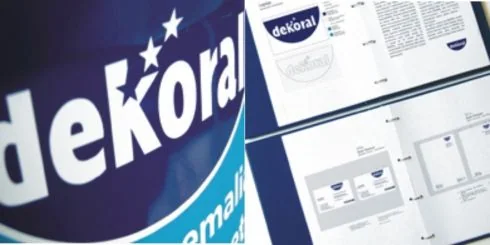 Dekoral — archiwalna plansza identyfikacji